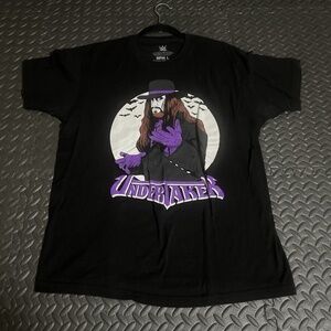 WWE The Undertaker Vintage Logo by Ripple Junction Black Shirt WWF Legends Sz L